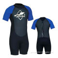 Surfing wetsuit for men, 3.0mm neoprene, laminated with nylon, mesh skin on chest/flat lock stitch